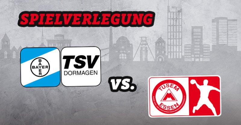 Auswärtsspiel gegen Dormagen verschoben 